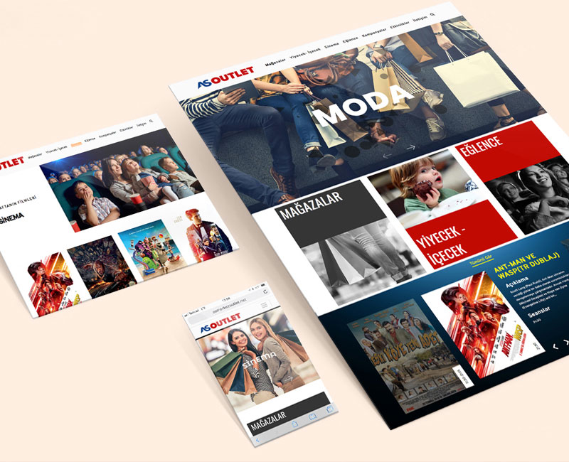 AS Outlet Web Tasarımı