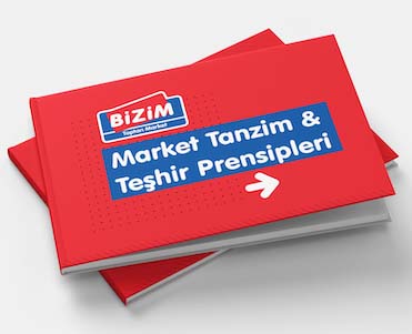 Bizim Toptan Tanzim & Teşhir Prensipleri Kitabı Tasarımı