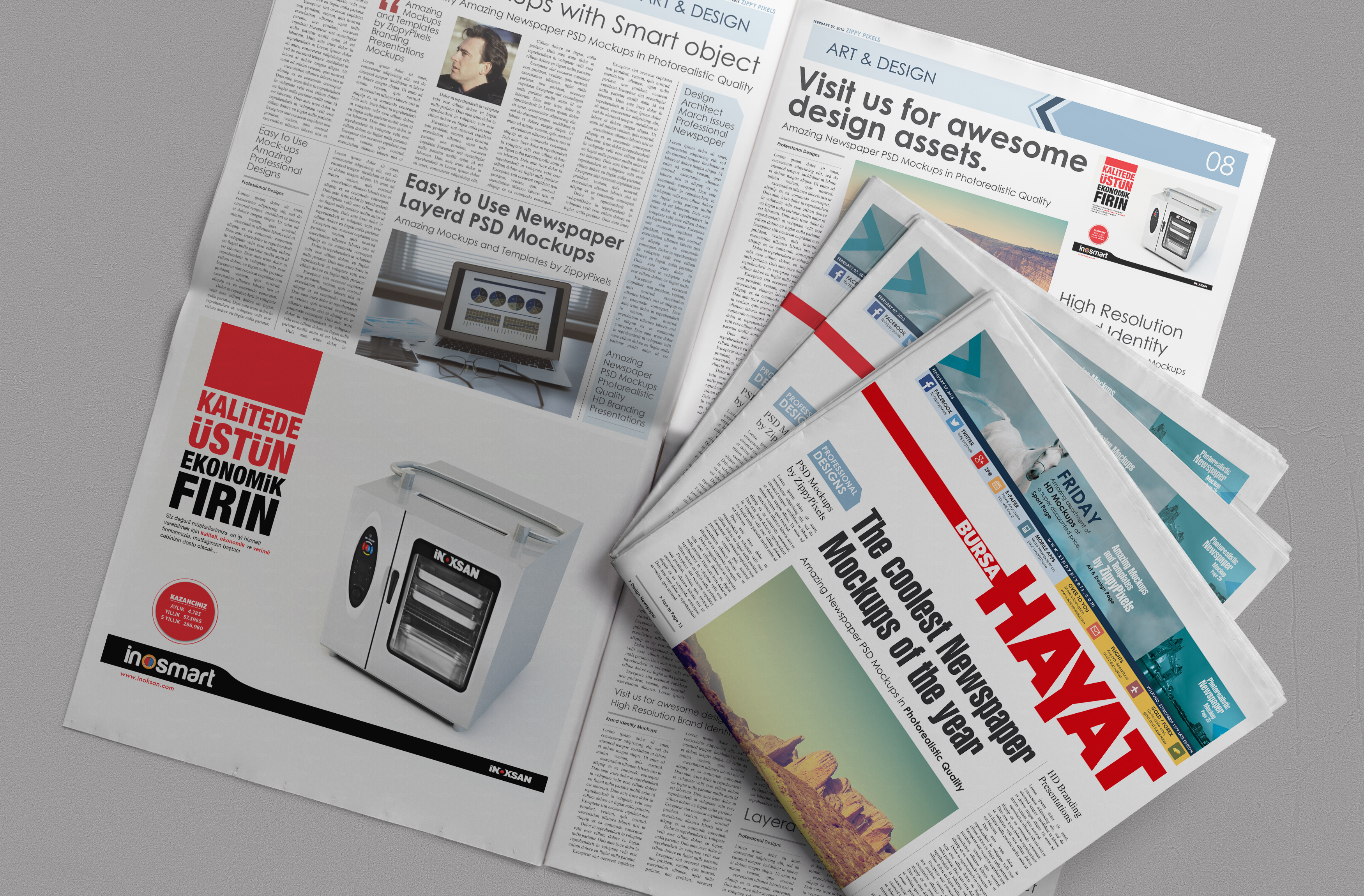 Bursa Hayat Gazetesi Logo Tasarımı - Reklam Ajansı İstanbul