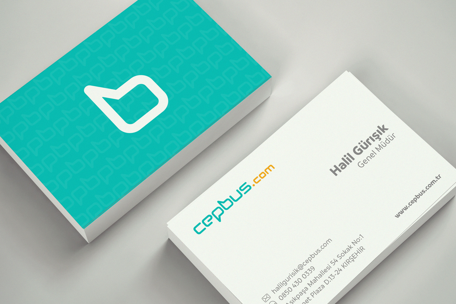 Cepbus Logo & Kurumsal Kimlik Tasarımı - Ruberu Reklam Ajansı İstanbul